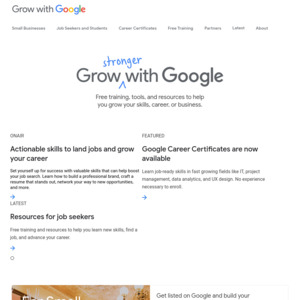 Grow with Google