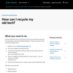 Free e-Parcel Label & Postage for Recycling Old Technology Products @ Belong & Mobile Muster