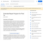 Refund of US$456 (in Warranty, ~A$714) or US$200 (Out of Warranty) for Eligible Pixel 7a with Swollen Battery Issue @ Google