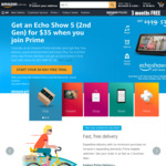 Free International Delivery for Prime Members from Amazon UK & US with No Minimum Spend (was $49 spend) @ Amazon Australia